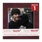 Dark Red Suede Mat Board for 14x14 Frames - Fits 10x10 Photos